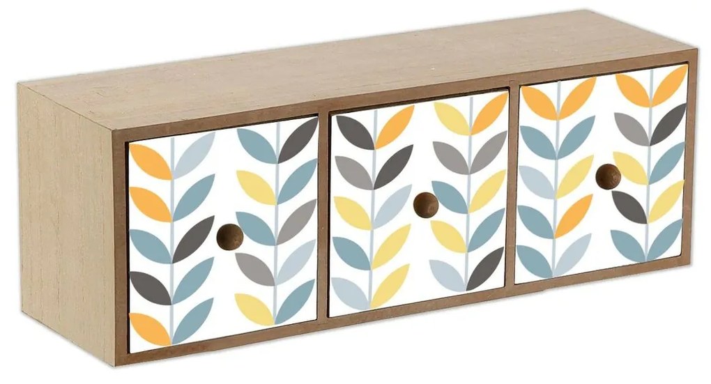 Guarda-Joias Versa Erin 11 x 11 x 33 cm Madeira MDF