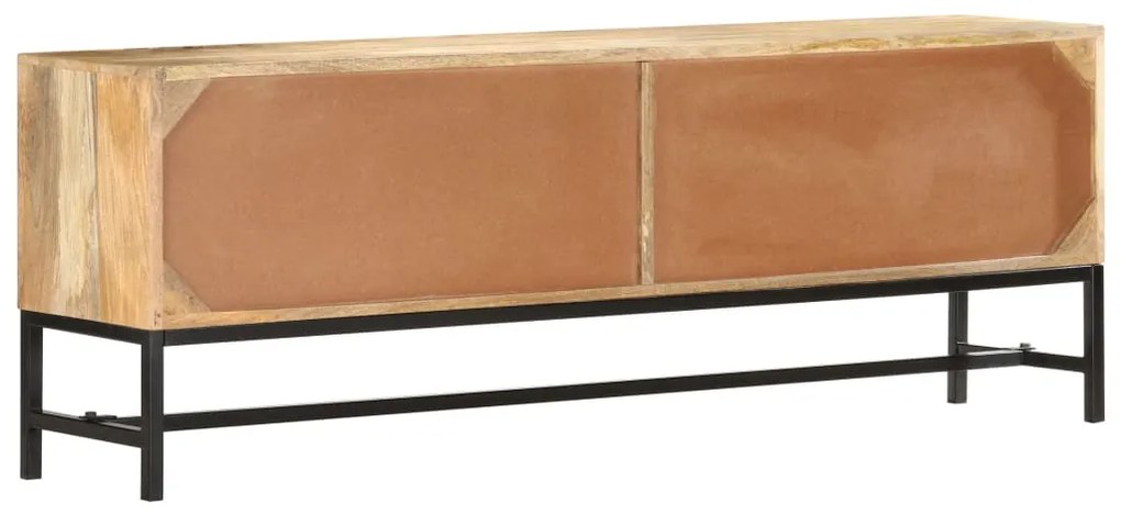 Móvel de TV 140x30x50 cm madeira de mangueira maciça