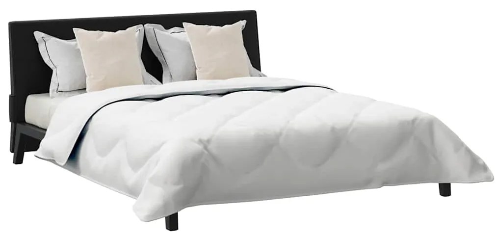 Edredão com travesseiro 3 pcs Branco 200 x 200 cm Microfibra