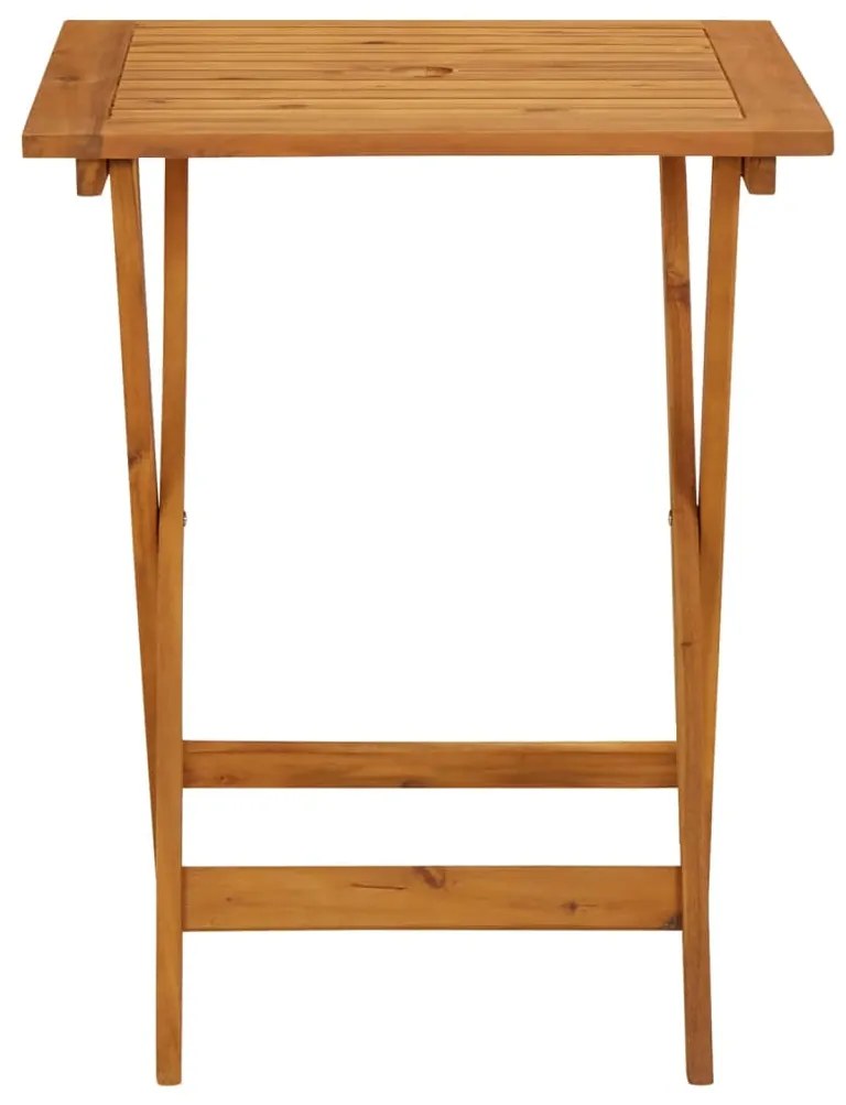 3 pcs conjunto de bistrô vime PE e madeira maciça cinzento