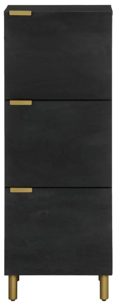 Móvel alto 40x33x110 cm derivados de madeira preto