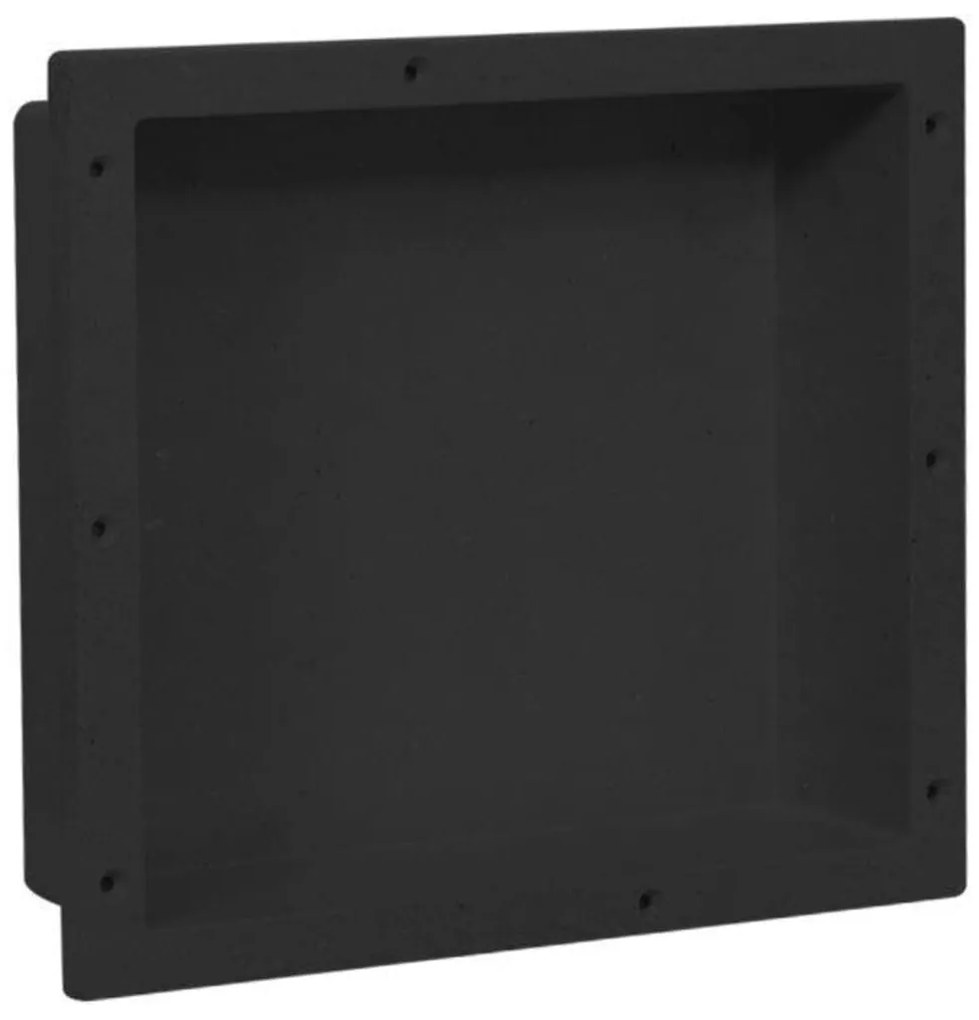 vidaXL Habitáculo de chuveiro 41x36x10 cm preto mate