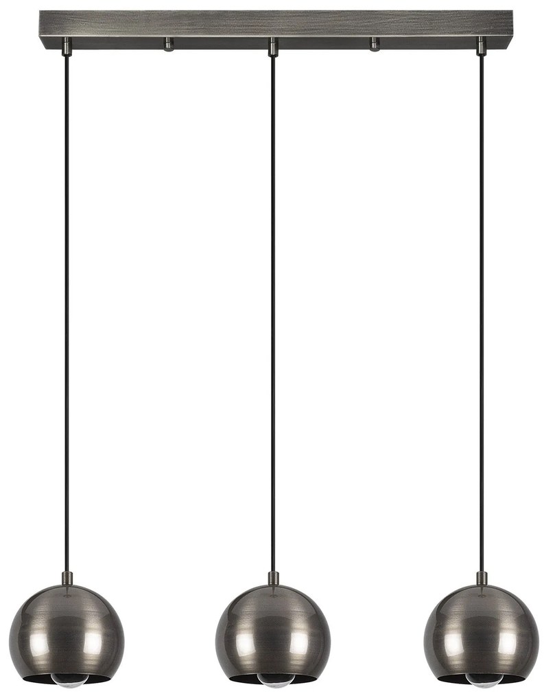 Candeeiro de Teto Berceste – Platina – 65 x 15 cm