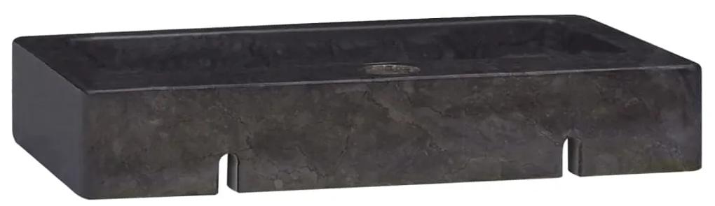 Lavatório 38x24x6,5 cm mármore preto