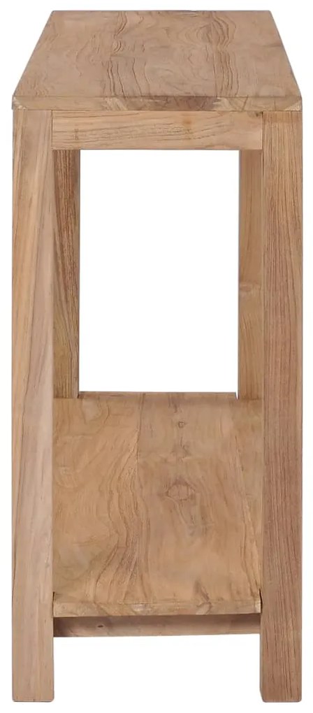 Mesa consola 120x35x75 cm madeira de teca maciça