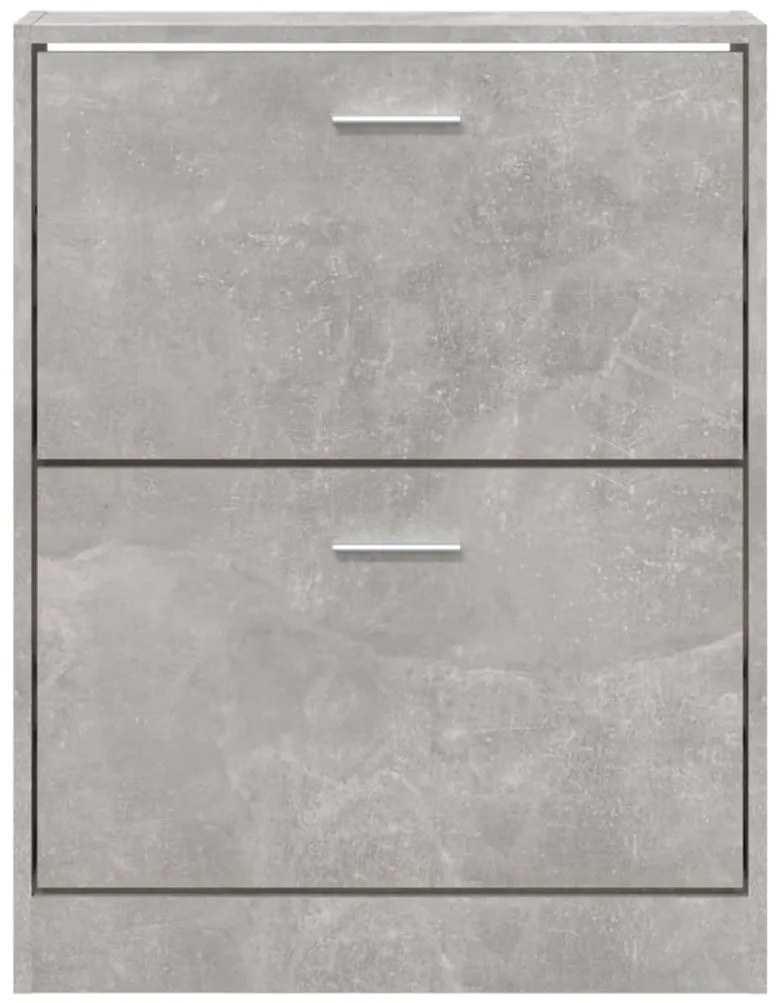 Sapateira 59x17x81 cm derivados de madeira cinzento cimento