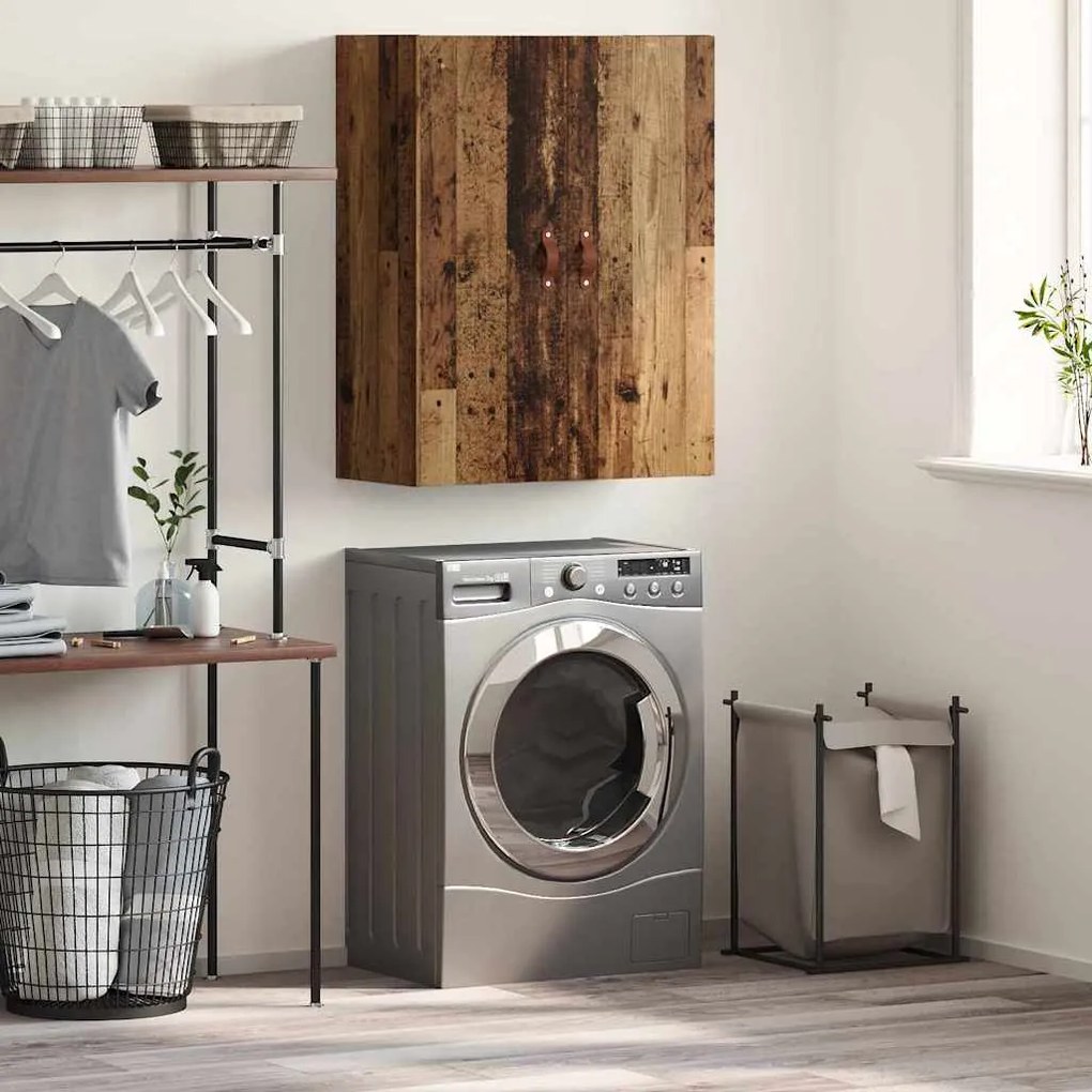 vidaXL Armário de Parede Madeira antiga 69,5 x 34 x 90 cm