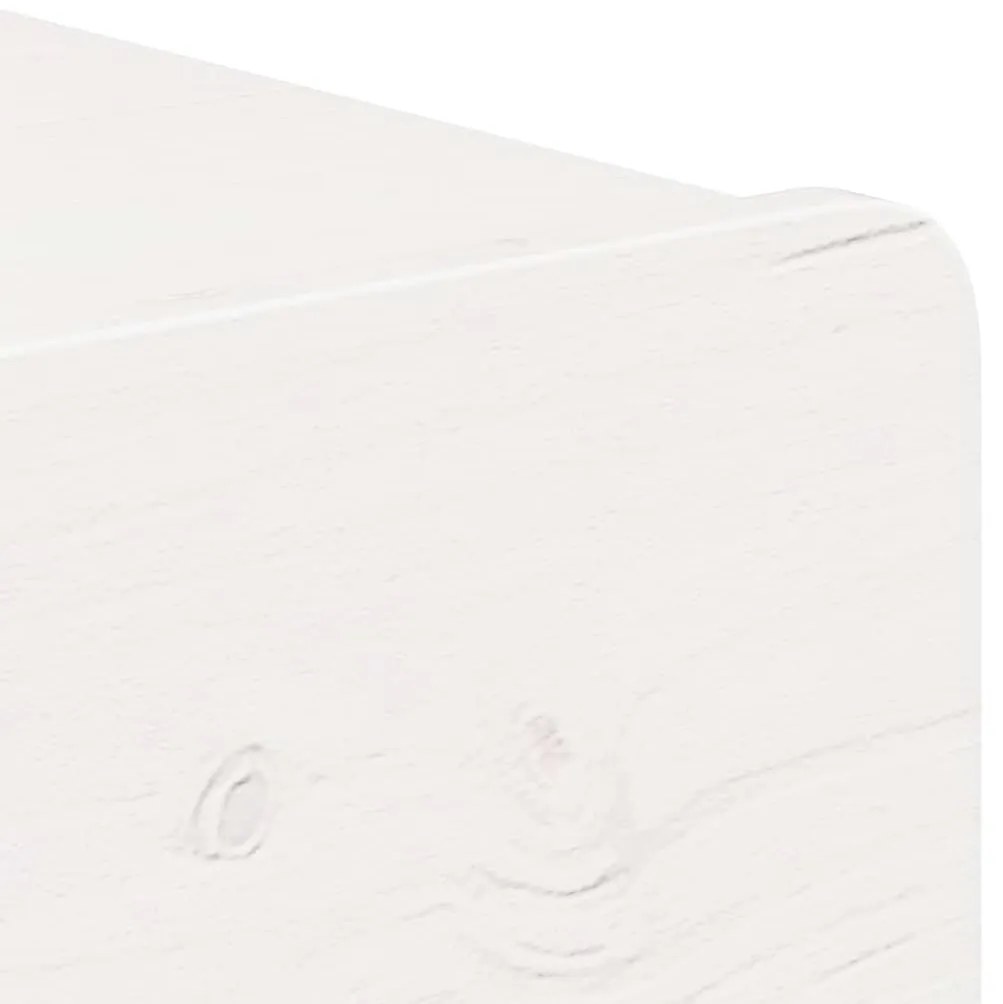 Mesa de Cabeceira Montada na Parede Branco 44 x 32.5 x 40 cm