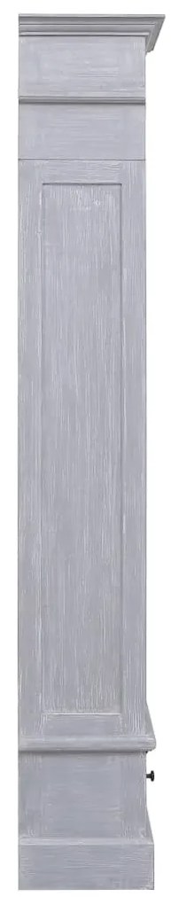 Aparador alto 60x30x175 cm mogno maciço