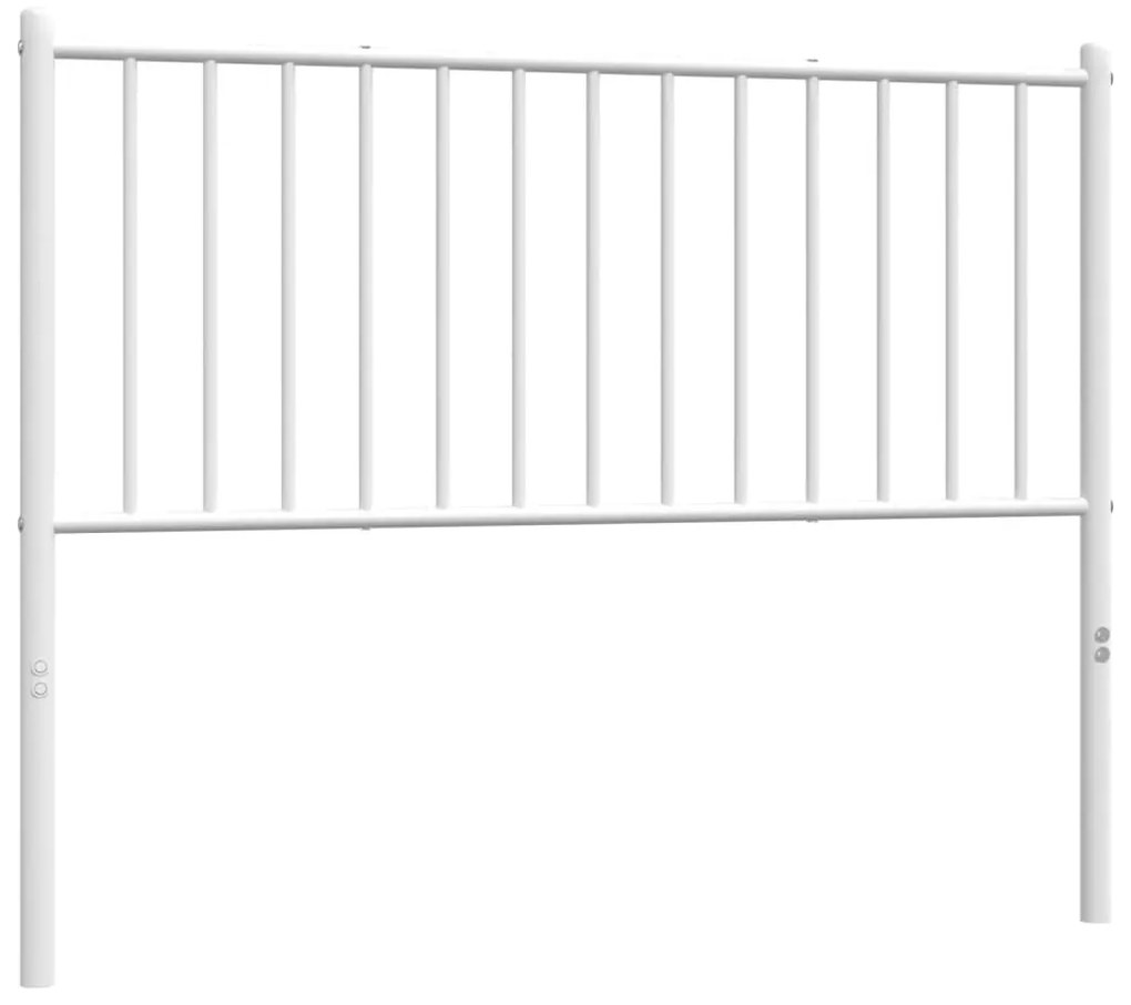Cabeceira de cama 107 cm metal branco