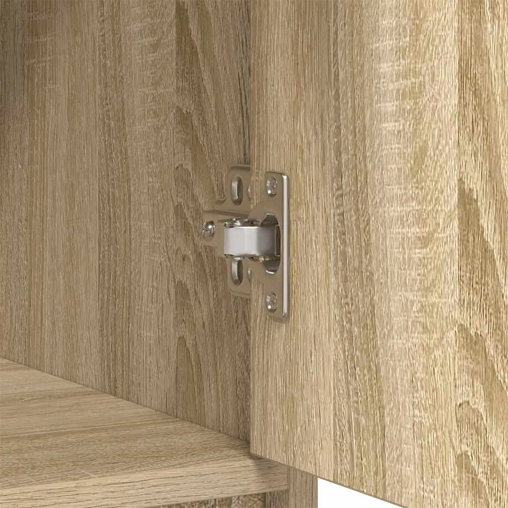 Aparador com gavetas e portas 70,5x34x74,5 cm carvalho sonoma