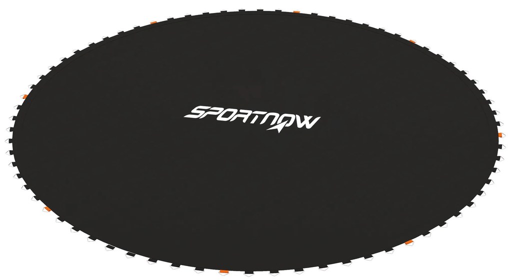 SPORTNOW Tapete Substituição Trampolim Redondo Ø323 cm Alta Qualidade Anti-UV Resistência Longa Duração 12 Pés Preto Durável | Aosom Portugal