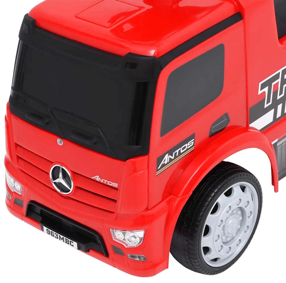 Andador camião Mercedes Benz vermelho