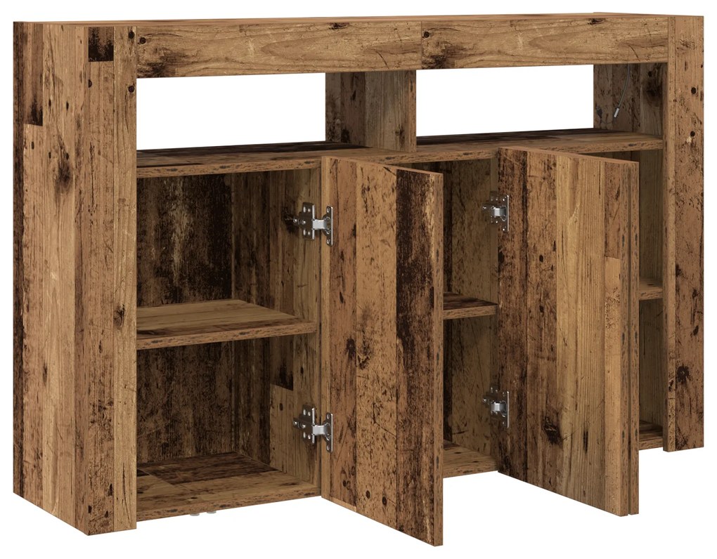 Buffet Madeira velha Madeira engenheirada 116 x 30 x 75 cm Buffet