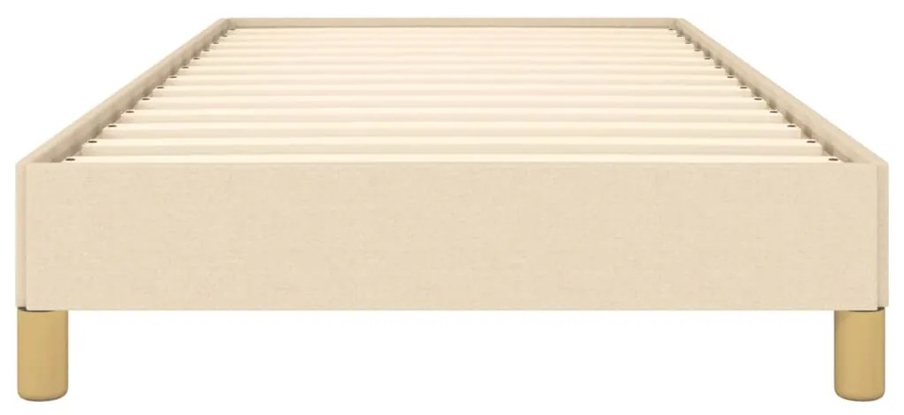 Estrutura de cama sem colchão 80x200 cm creme