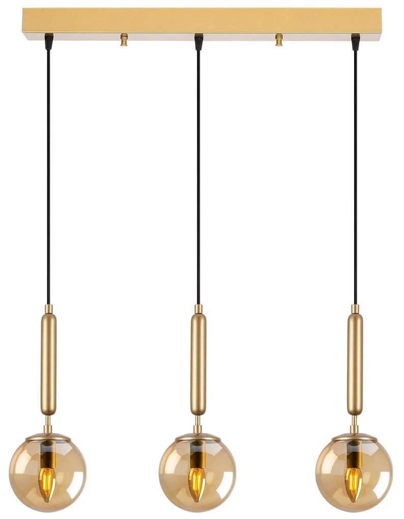 Chandelier King – Dourado Brilhante – 62 x 15 x 134 cm