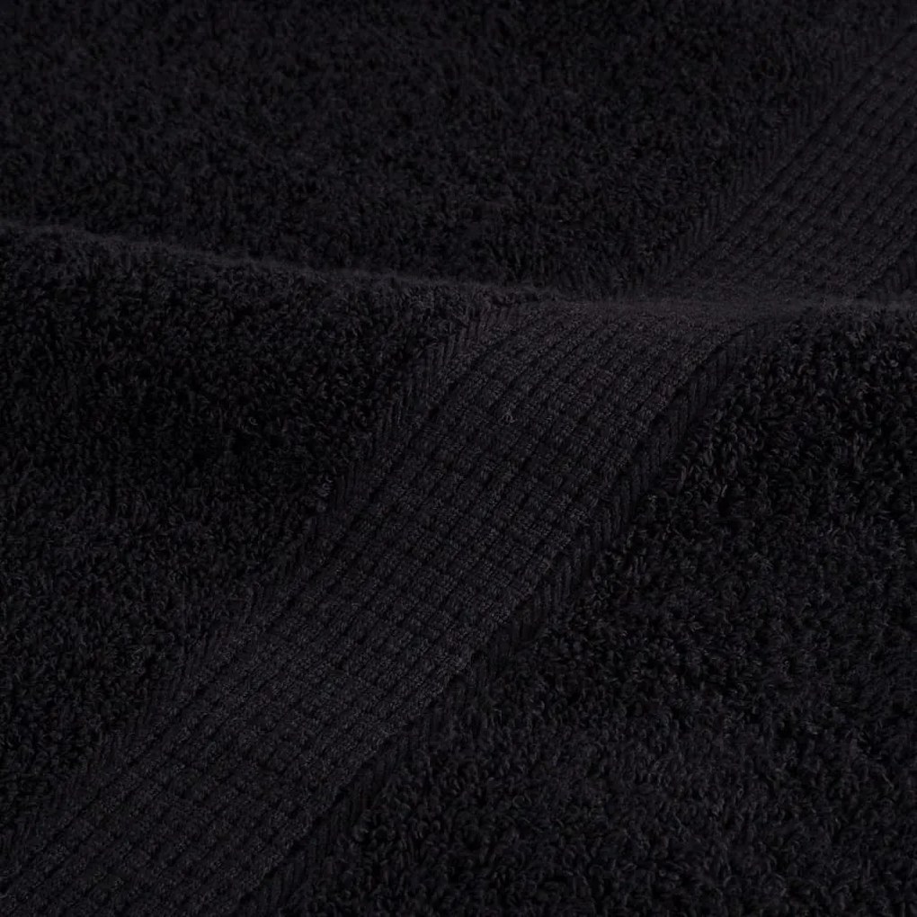 Toalhas de mãos premium SOLUND 2 pcs 30x30 cm 600 g/m2 preto