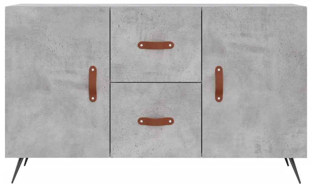 Aparador 100x36x60 cm derivados de madeira cinzento cimento