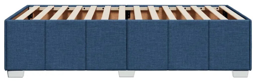Estrutura de cama sem colchão 90x200 cm tecido azul