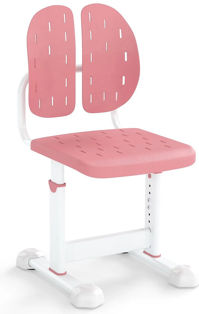 Mesa de estudo ajustável em altura com tampo basculante e prateleiras, escrivaninha infantil com estante e gaveta, azul