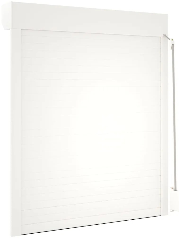 Persiana de enrolar em alumínio 100x120 cm branco