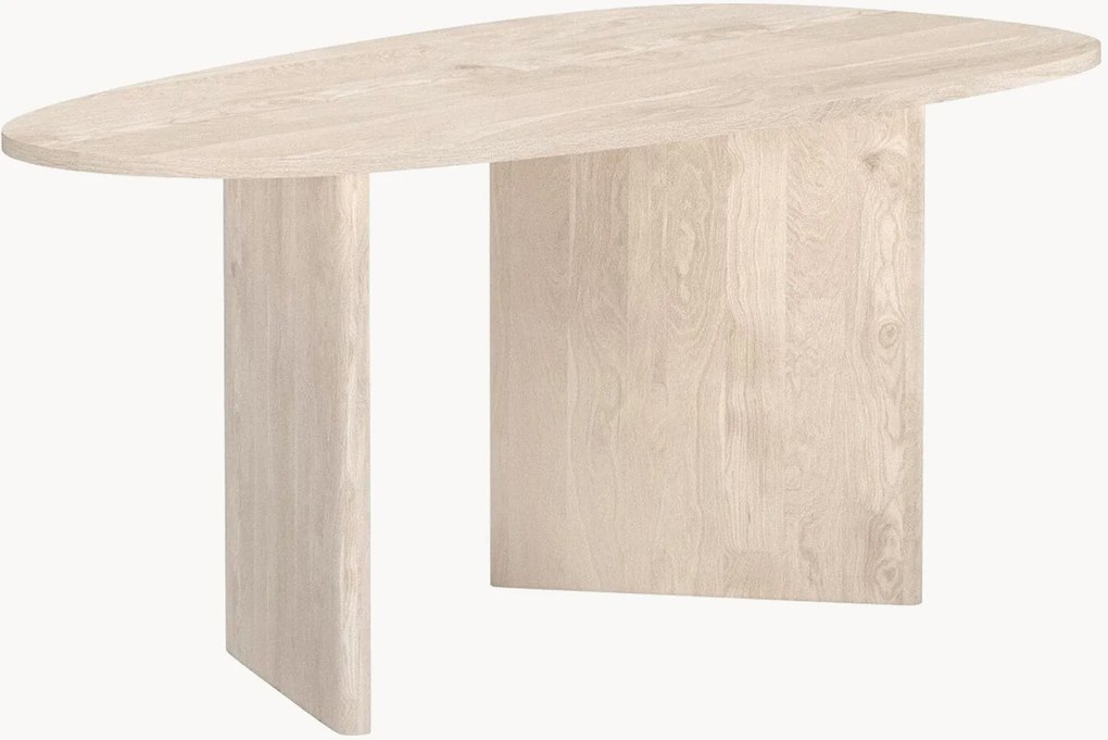 Mesa de jantar oval com efeito de madeira Grönvik, 180 x 90 cm