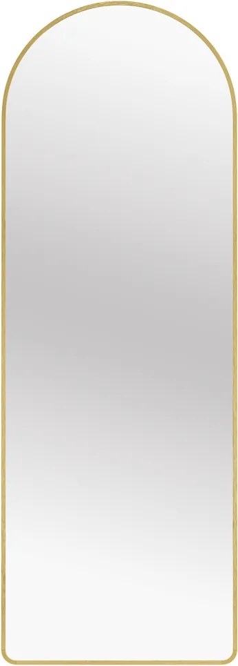 Espelho de corpo inteiro, espelho curvo, de pé ou de parede 160 x 50 cm (C x L) dourado