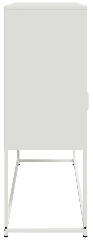 Aparador 100,5x39x107 cm aço branco