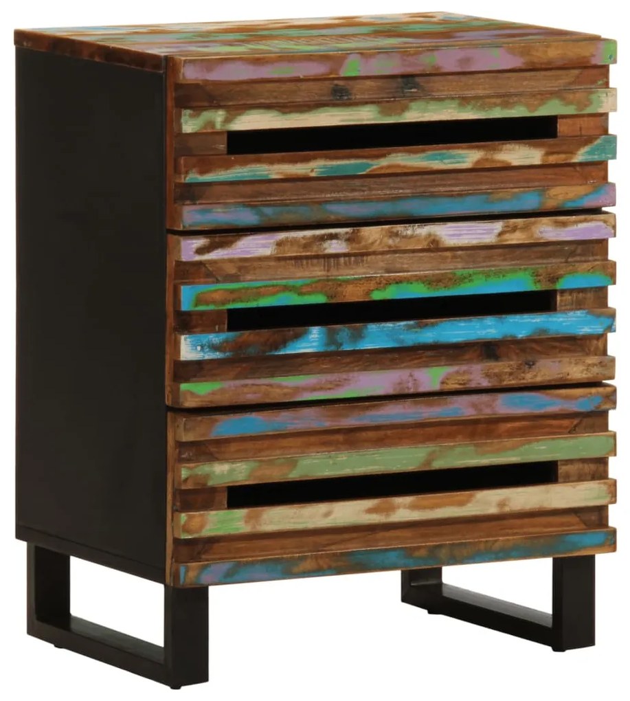 vidaXL Mesa de cabeceira 50x34x62 cm madeira de acácia maciça