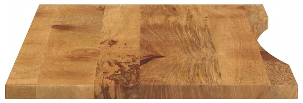 Tampo de mesa com curva 120x50x2,5 cm mangueira áspera maciça