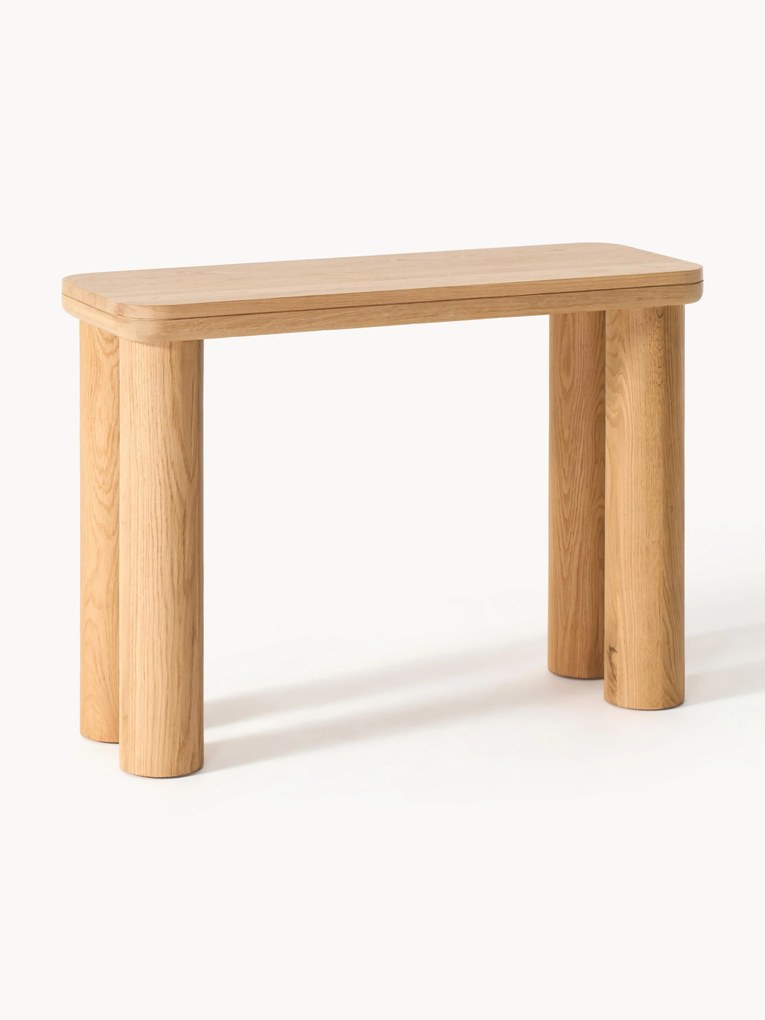 Oak Wood Console Table Kalia