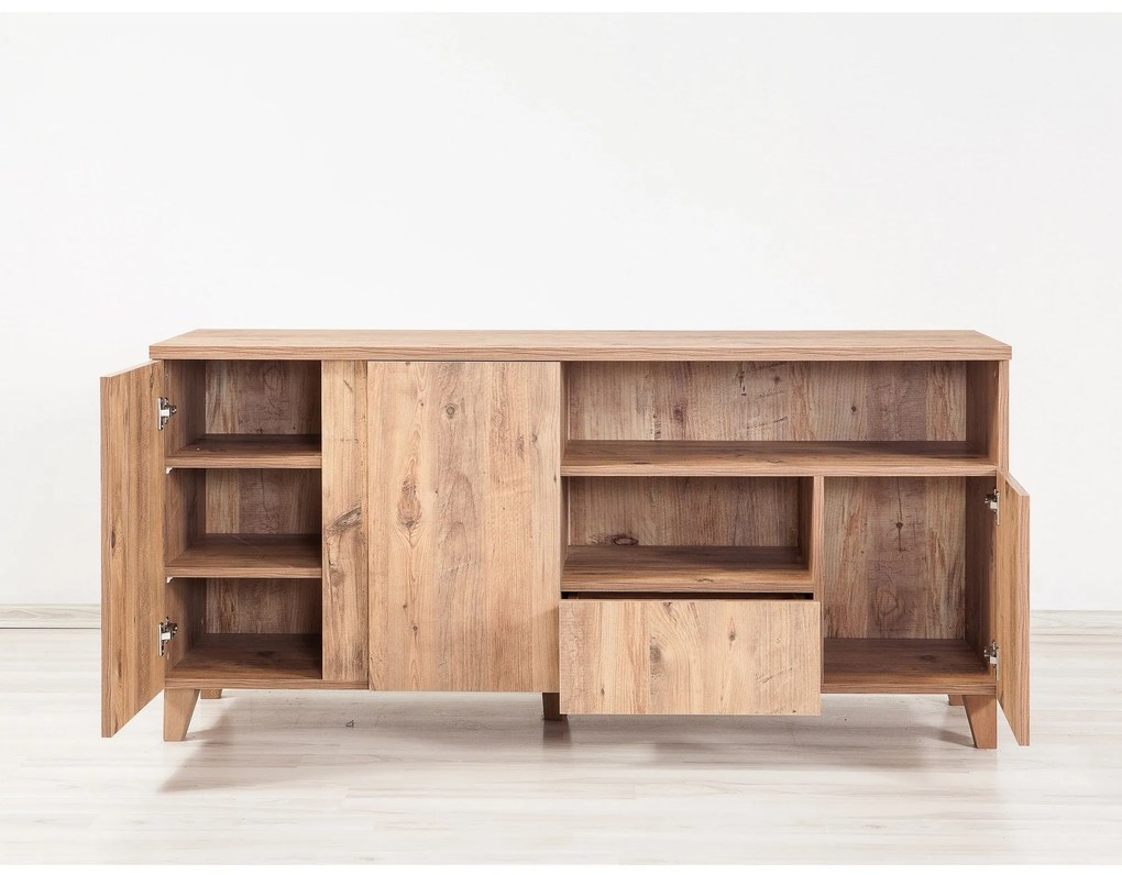 Móvel TV Marina – Pinho Atlântico – 160x75x45 cm