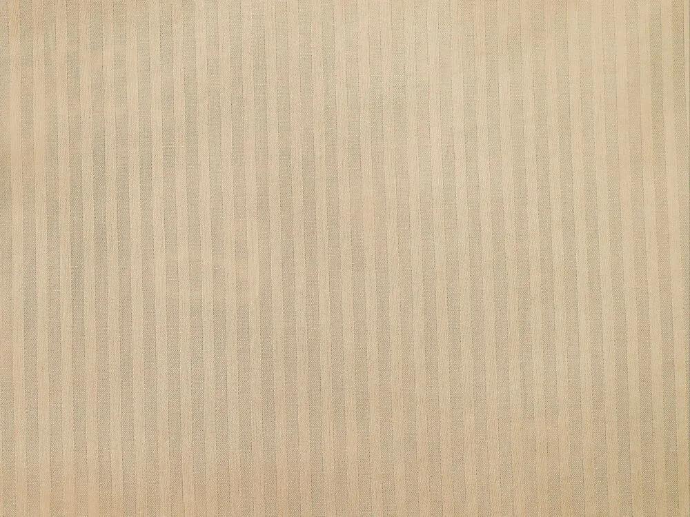 Conjunto de capas de edredão em algodão acetinado creme 220 x 240 cm AVONDALE Beliani