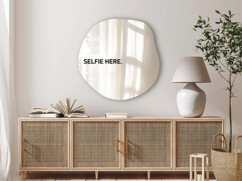Autocolante para espelho S22 – SELFIE HERE.