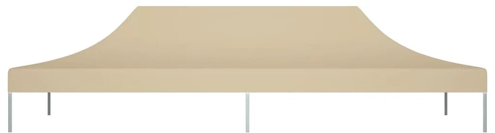 Teto para tenda de festas 6x3 m 270 g/m² bege