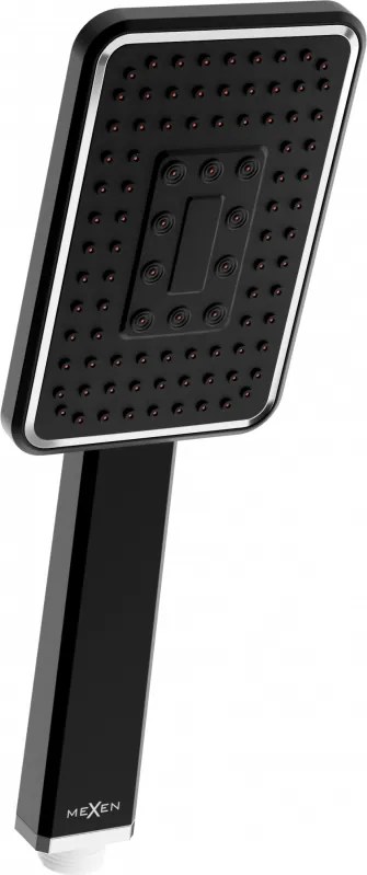 Mexen R-54 cabeça de chuveiro de 1 função, preto/cromado - 79554-71