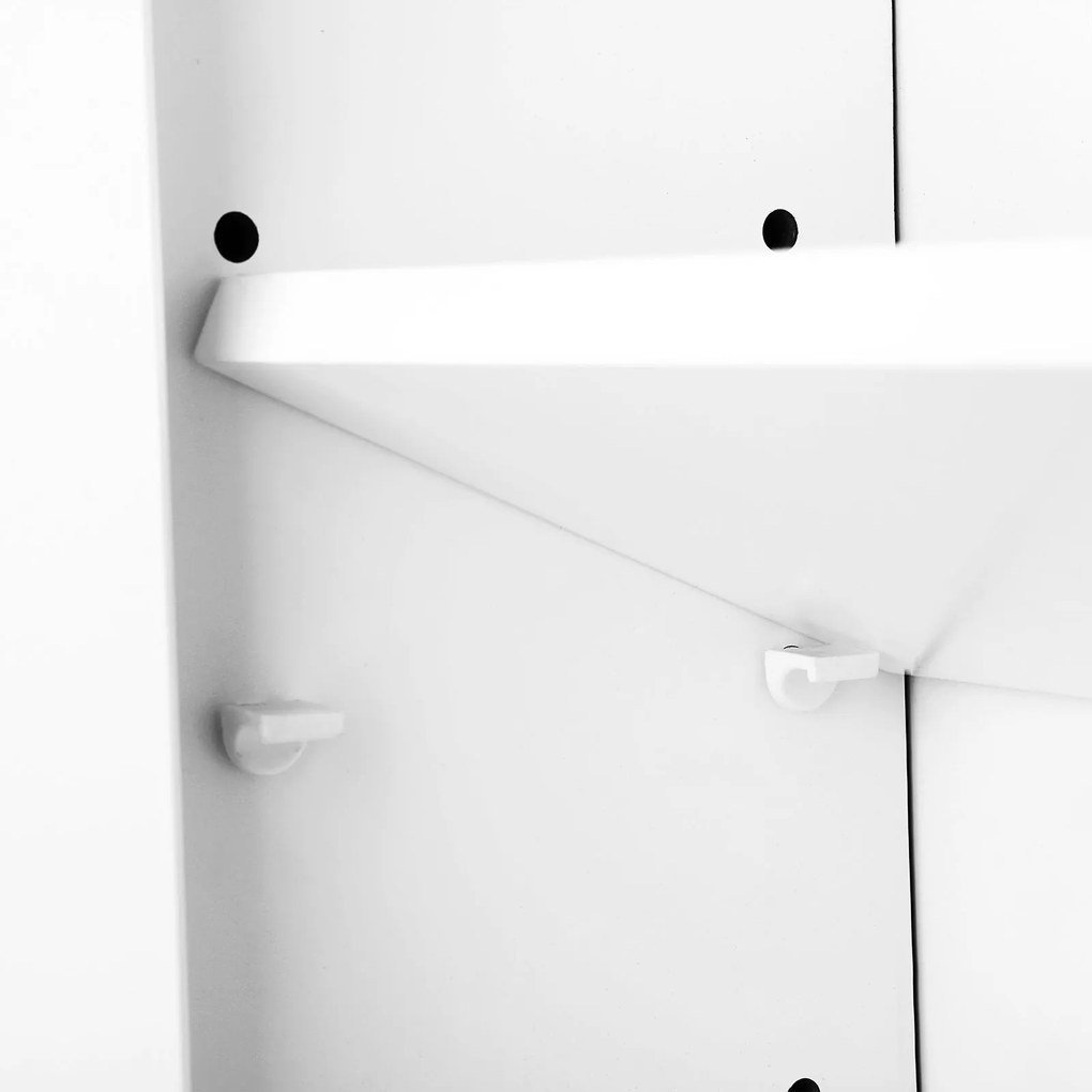 Armário de parede casa de Banho 40 x 16 x 60 cm branco