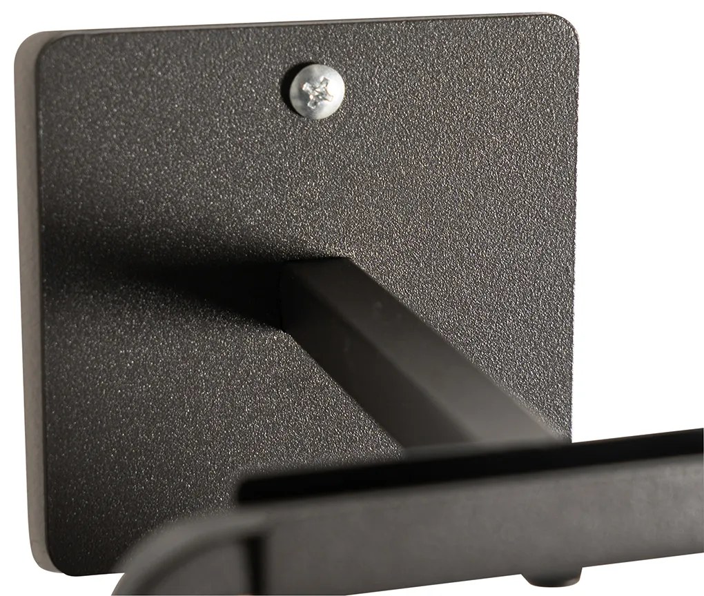 Candeeiro de parede para exterior cinzento escuro c/ LED recarregável - Yara Moderno
