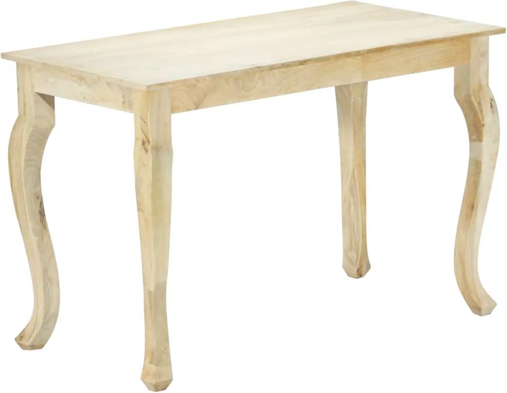 Mesa de jantar 118x60x77 cm madeira de mangueira maciça