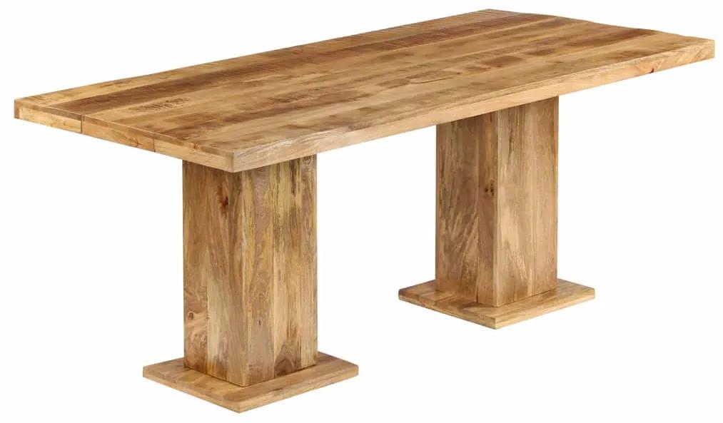246266 vidaXL Mesa de jantar robusta madeira de mangueira maciça 178x90x77 cm