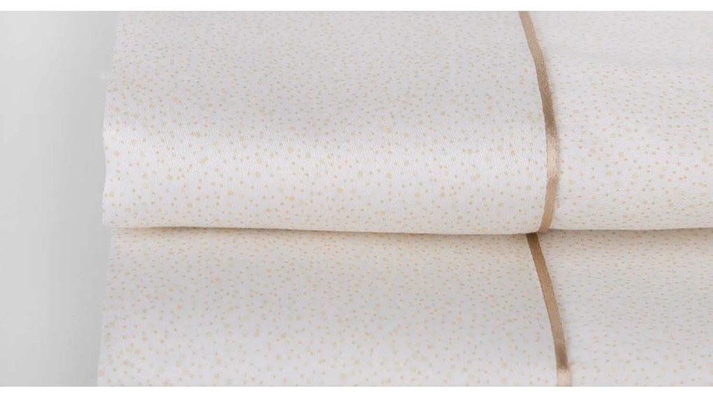 Jogo de lençóis 100% algodão cetim - Cibele Gamanatura: Dourado 1 lençol de baixo 240x280 cm + 1 lençol superior 240x280 cm + 2 fronhas 50x70 cm