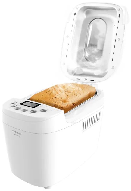 Máquina de pão de 850 W, 1,5 kg Bread&Co 1500 PerfectCook, 15 Programas, 15 horas programáveis, 2 Resistência, Tigela àpta para máquina de lavar l