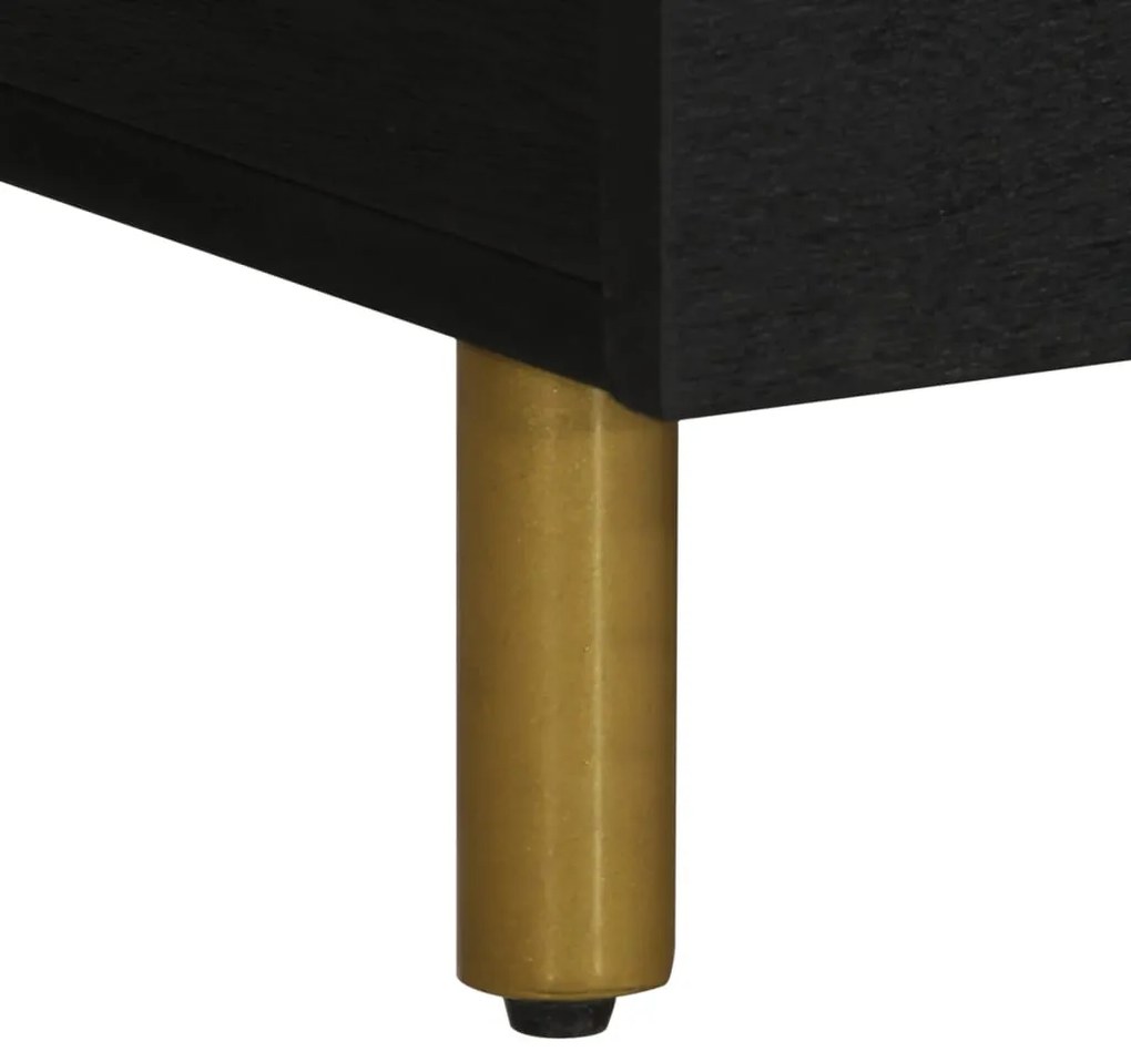 Mesa de centro 100x54x40 cm derivados de madeira preto