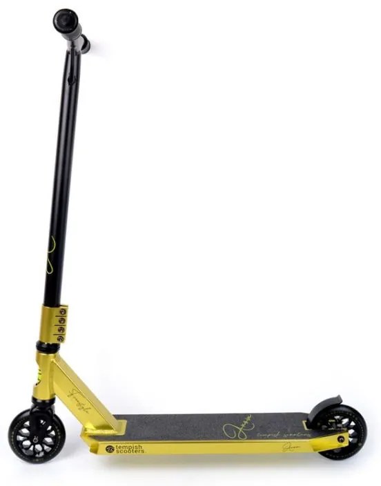 Trotinete Freestyle – Tempish Anom – Preto, Verde e Dourado – 110 mm /