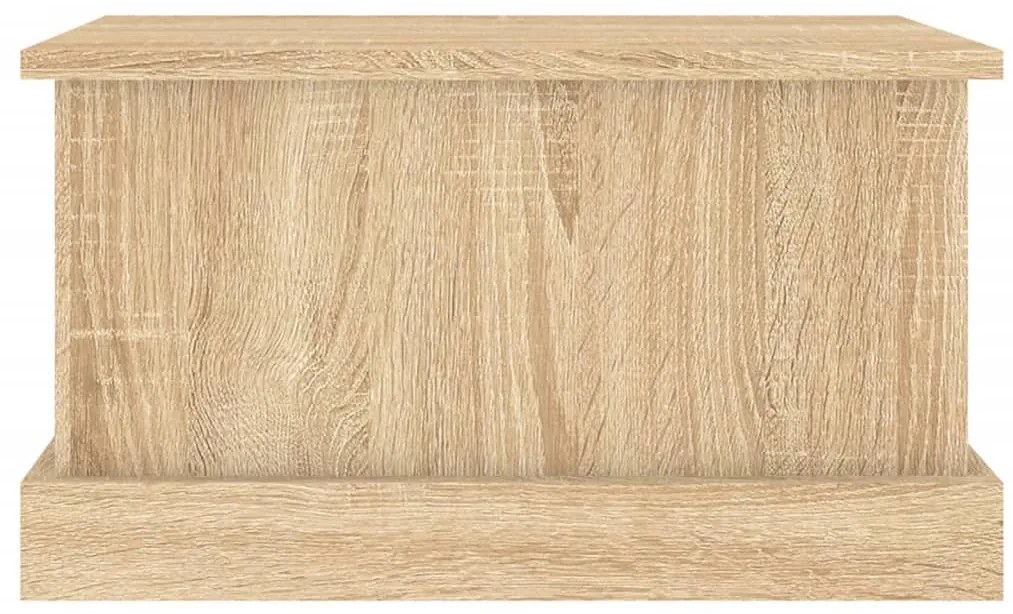 Caixa de arrumação 50x30x28 cm deriv. madeira carvalho sonoma