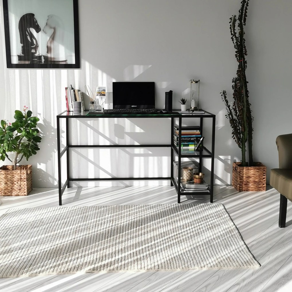 Secretária Master – Preto – 130x75x60 cm