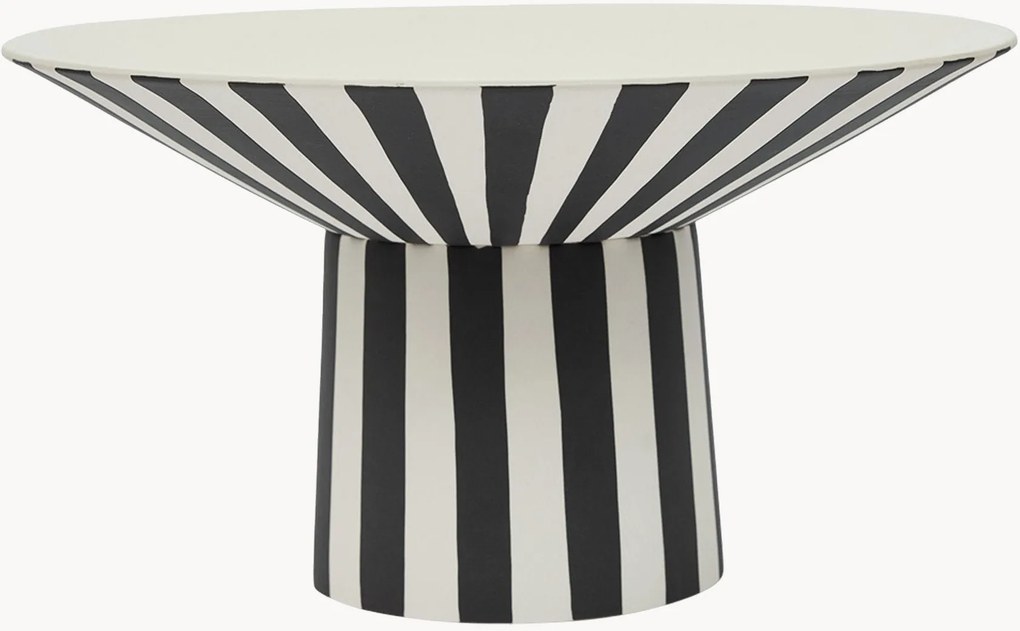 Taça decorativa pintada à mão Toppu, Alt 17 cm