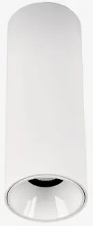 Aplique De Teto Led De Superfície Redondo Ø5,7 Cm Em Alumínio Orelva Branco & Branco Frio 4000k & 6 W & 38º - Sklum