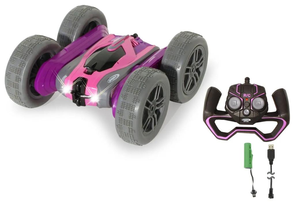 Carro Telecomandado SpinX Stuntcar 2,4GHz rosa-púrpura