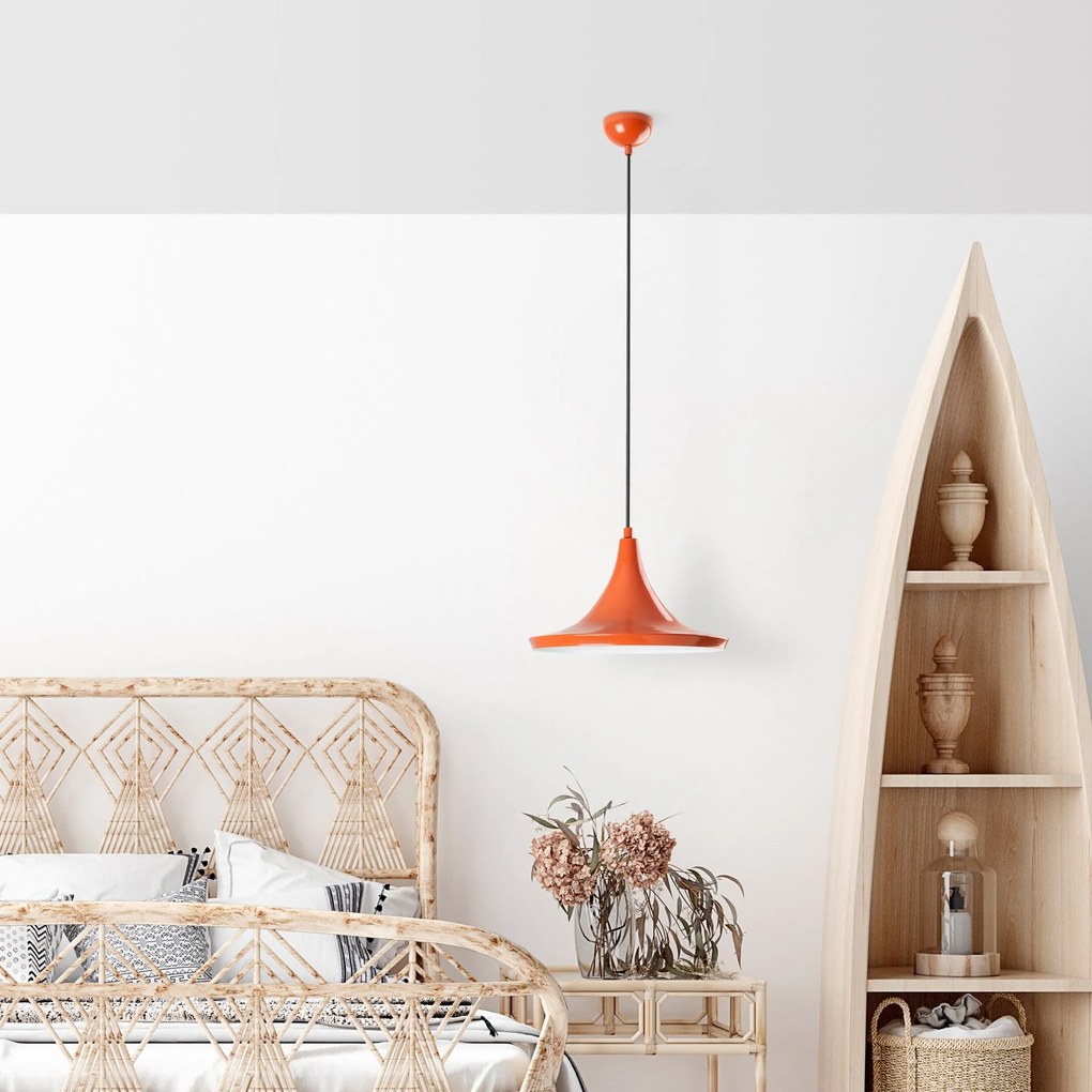 Candeeiro de Teto Tom – Laranja – Ø30 h:20 cm